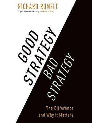 cover image of Good Strategy Bad Strategy